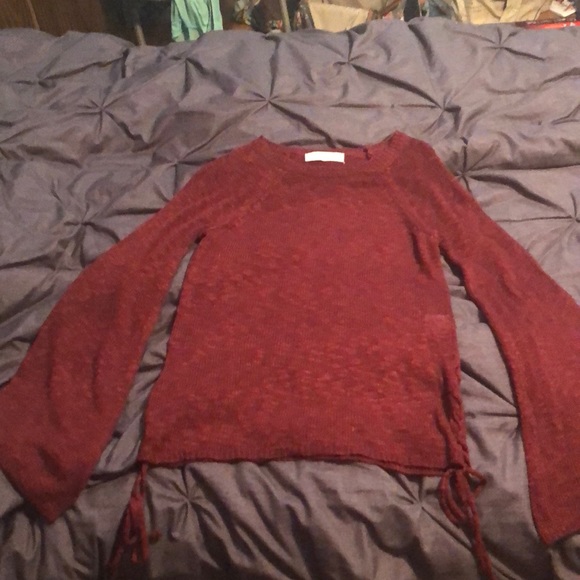 Pink Republic Sweaters - Dark Red Sweater Pink Republic Sweaters - Dark Red Sweater